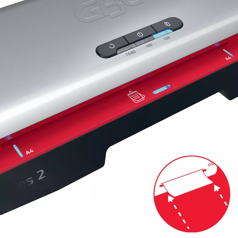 GBC 250 Office A4 laminointilaite, 24 cm, kuumalaminointilaite, 500 mm/min, 0,5 mm, A4, 100 µm