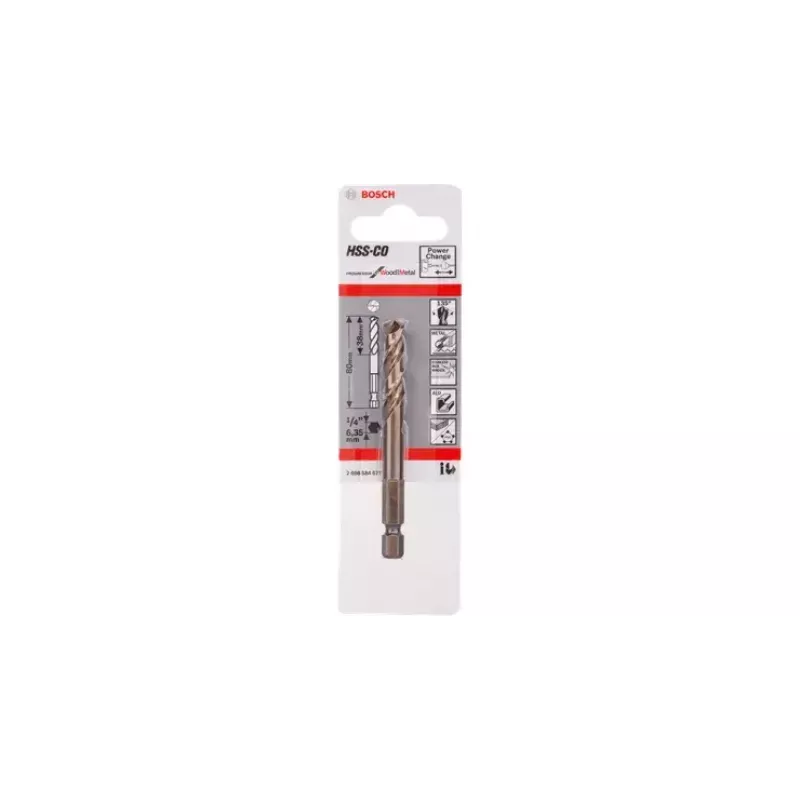 Poranterät Bosch HSS-Co 2608584677
