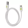 Techly ICOC MUSB20-CMAM10TW USB-kaapeli USB 2.0 1 m USB A USB C valkoinen