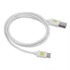 Techly ICOC MUSB20-CMAM10TW USB-kaapeli USB 2.0 1 m USB A USB C valkoinen