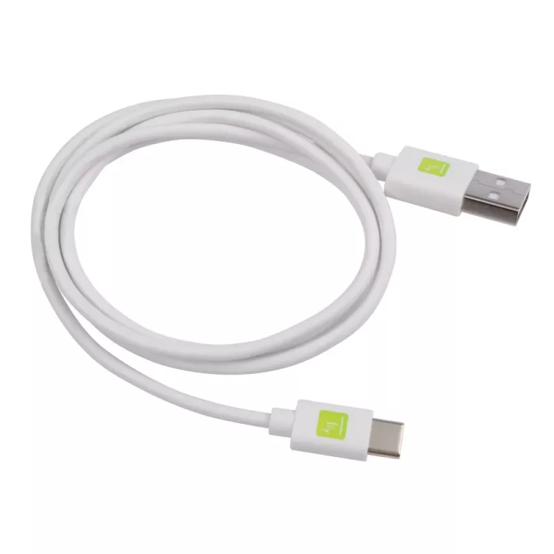 Techly ICOC MUSB20-CMAM10TW USB-kaapeli USB 2.0 1 m USB A USB C valkoinen