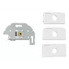 3,5 mm pistorasiaosa Kindermann 7456 000 511 valkoinen