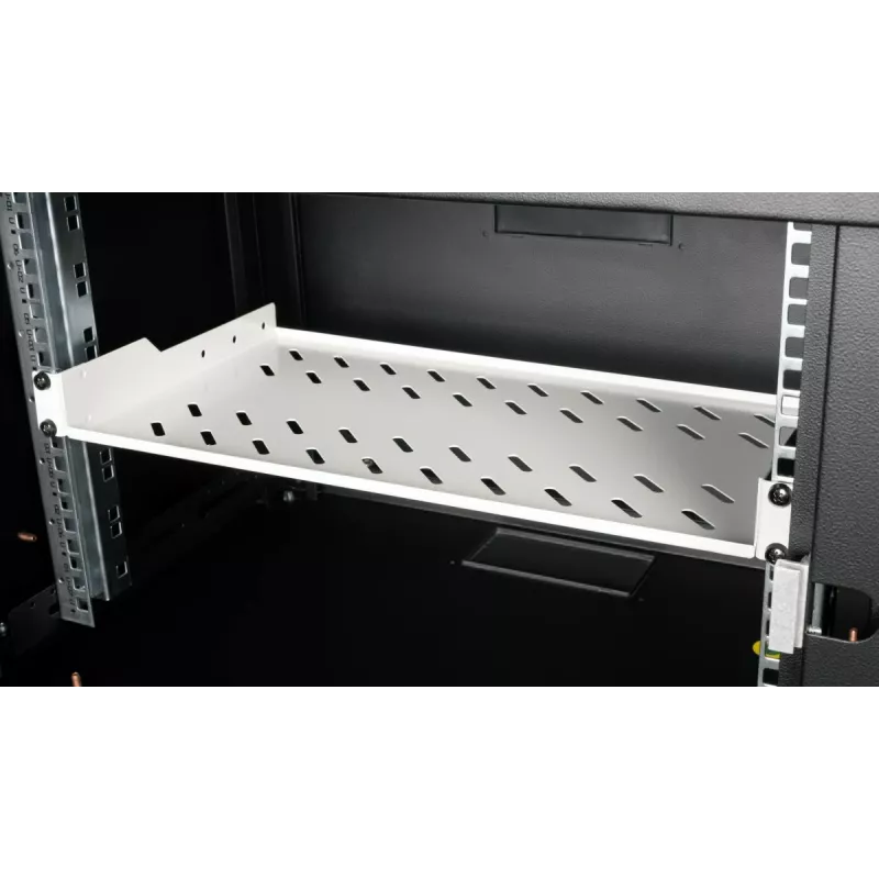 Rack-hylly Equip kiinteä hylly 19' 1U 400MM harmaa