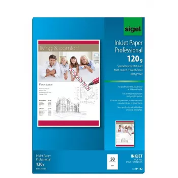 Tulostinpaperi A4 Sigel IP182 matta 50 arkkia valkoinen