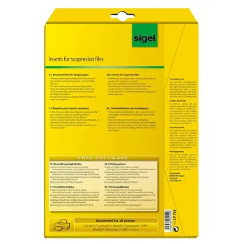 Irrotettavat tarrat Sigel LP720 156 kpl valkoinen suorakaide