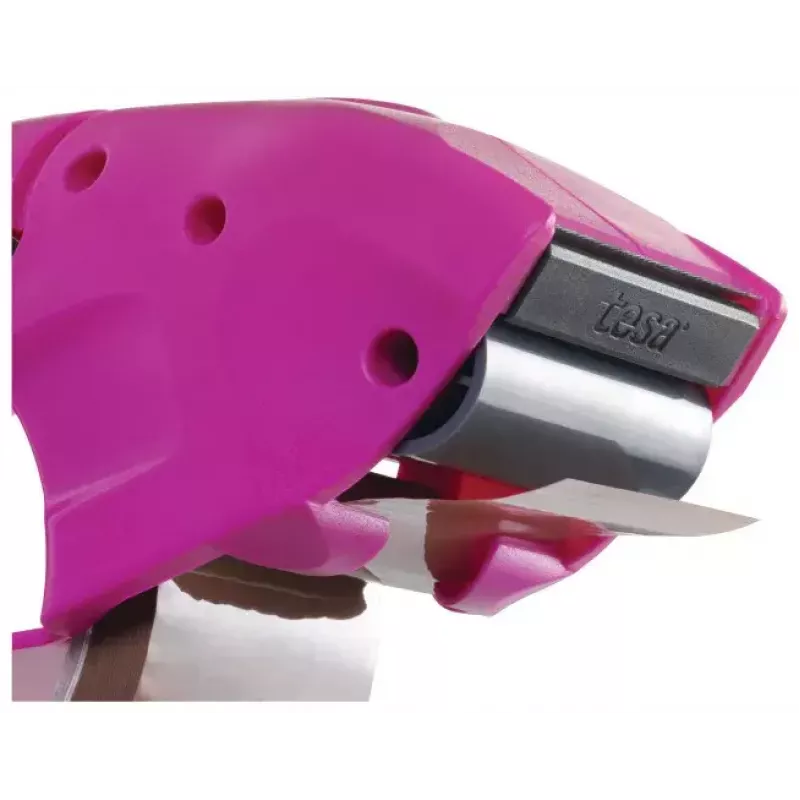 Pöytäteippileikkuri TESA 51113 pinkki