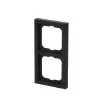 Kehys Busch-Jaeger 1722-885K, ruuviton, termoplasti, musta, 80×151 mm, 11 mm paksu