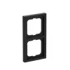 Kehys Busch-Jaeger 1722-885K, ruuviton, termoplasti, musta, 80×151 mm, 11 mm paksu