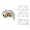 Liitäntärasia 3 x RCA Kindermann 7456000530