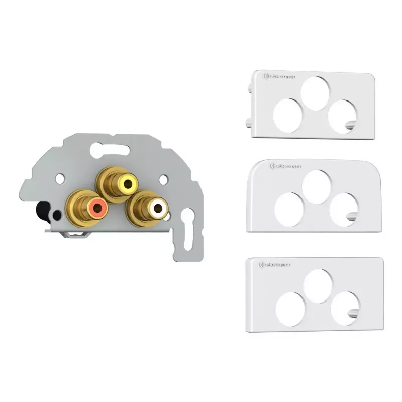 Liitäntärasia 3 x RCA Kindermann 7456000530