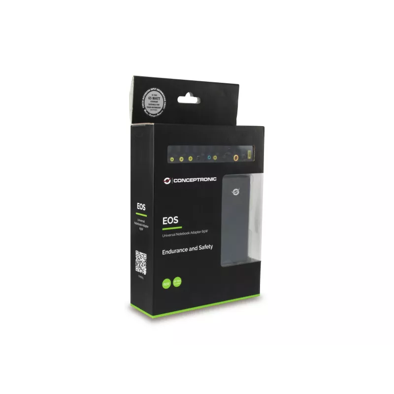 Conceptronic yleinen kannettavan tietokoneen adapteri 65W