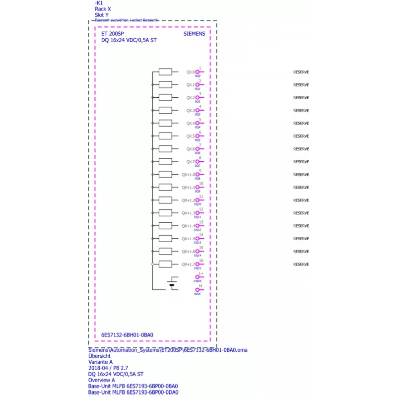 Siemens 6ES7132-6BH01-0BA0 virtalähde sisäkäyttöön monivärinen