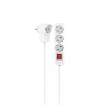 Hama 00223081 virtajakaja 1,4 m 3 AC-lähtöä sisäkäyttöön valkoinen