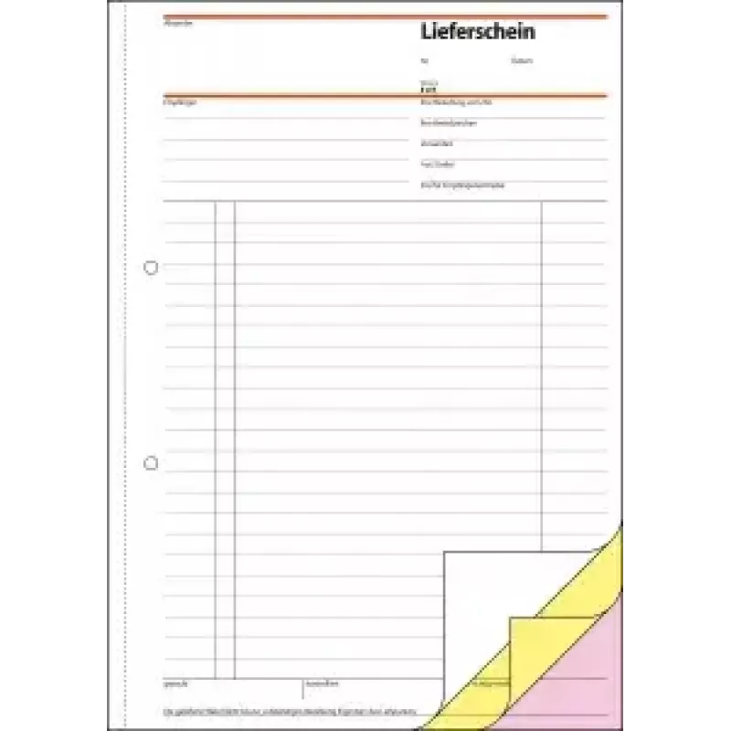 Sigel SD016 lähetysluettelokirja vastaanottokuitilla, A4, 3 x 40 sivua