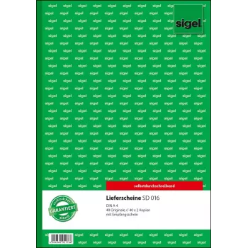 Vihko Sigel SD016 A4 40 arkkia vihreä valkoinen