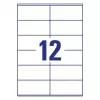 Itseliimautuva tarra suorakaide Avery 3424-10