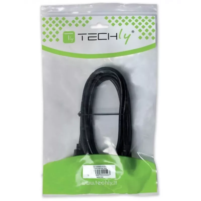 Techly USB 2.0 -kaapeli A-uros / B-uros kulma 3 m ICOC U-AB-30-ANG