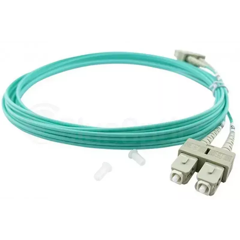 BlueOptics LC-SC multimode OM3 duplex valokuitu-patch-kaapeli, LC-UPC/SC-UPC, 3 m, beige (Corning 055702T512000003M -yhteensopiva)