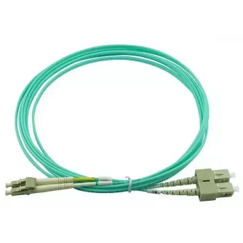 BlueOptics LC-SC multimode OM3 duplex valokuitu-patch-kaapeli, LC-UPC/SC-UPC, 3 m, beige (Corning 055702T512000003M -yhteensopiva)