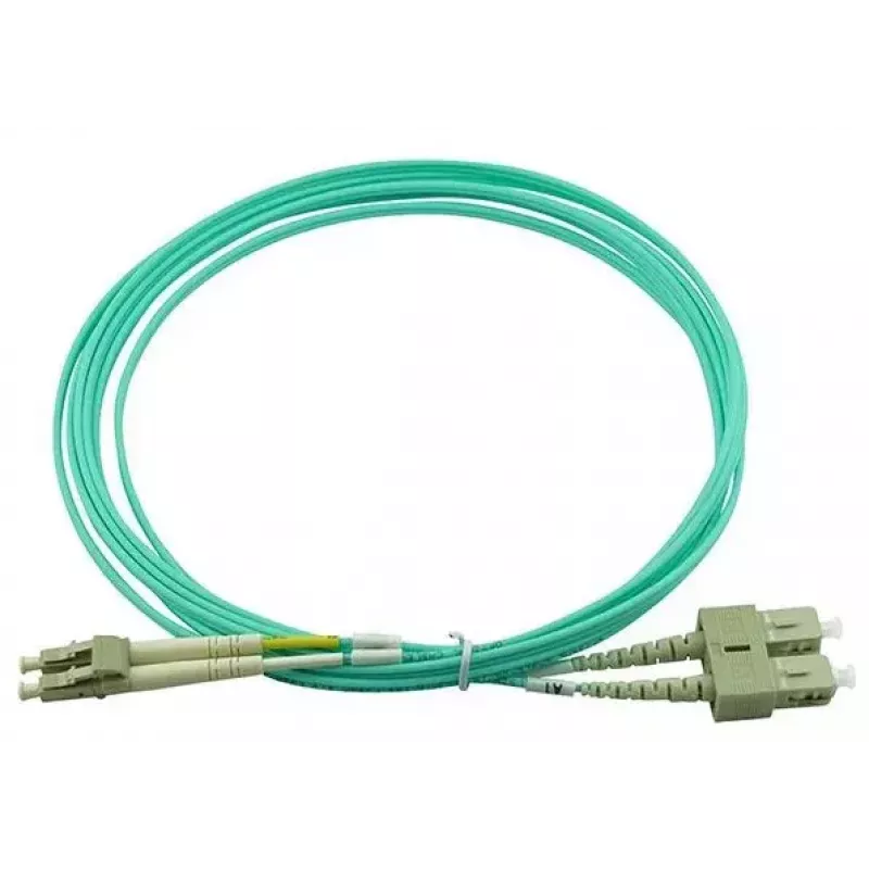 BlueOptics LC-SC multimode OM3 duplex valokuitu-patch-kaapeli, LC-UPC/SC-UPC, 3 m, beige (Corning 055702T512000003M -yhteensopiva)