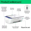 HP DeskJet 2821e langaton monitoimiväritulostin, Instant Ink; kopiokone, skanneri