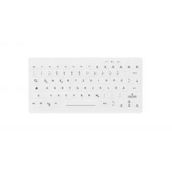 Contour Design Active Key Contour QuickClean Medical -näppäimistö IP65 Mini langaton valkoinen DE C4112