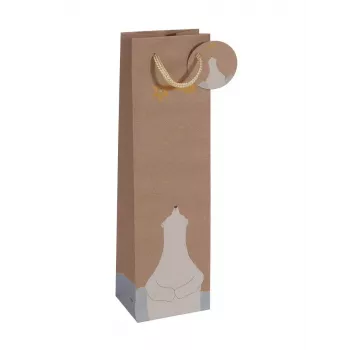 Lahjakassi Sigel GT051 ruskea 100x80x350 mm