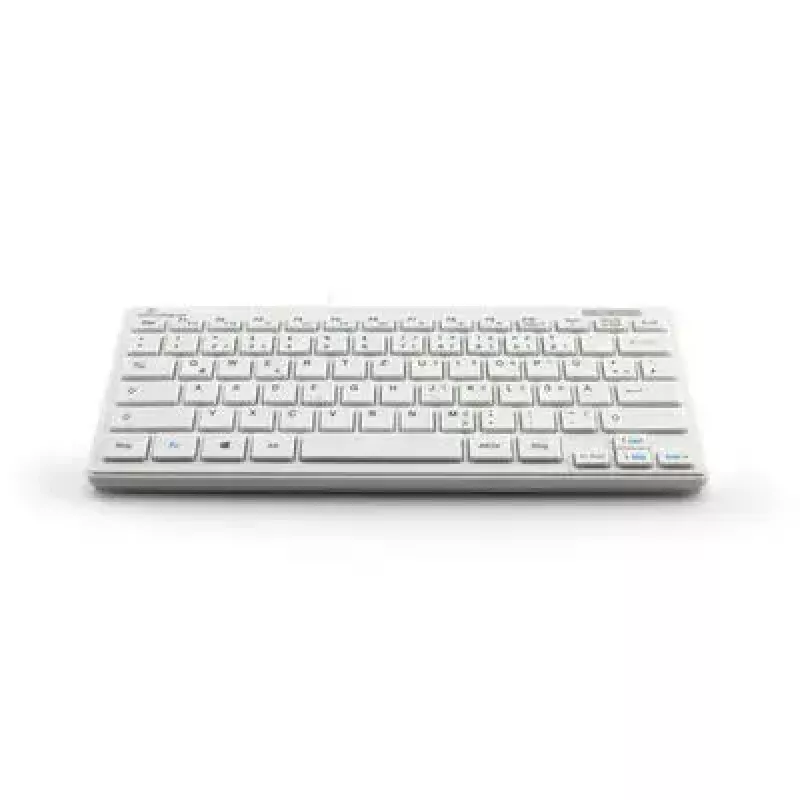 Näppäimistö MediaRange MROS113 Office USB QWERTZ saksa valkoinen