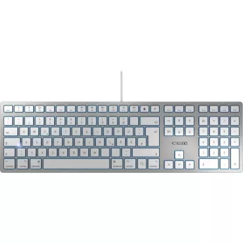 CHERRY KC 6000 ohut FOR MAC näppäimistö toimisto USB QWERTY US English hopea