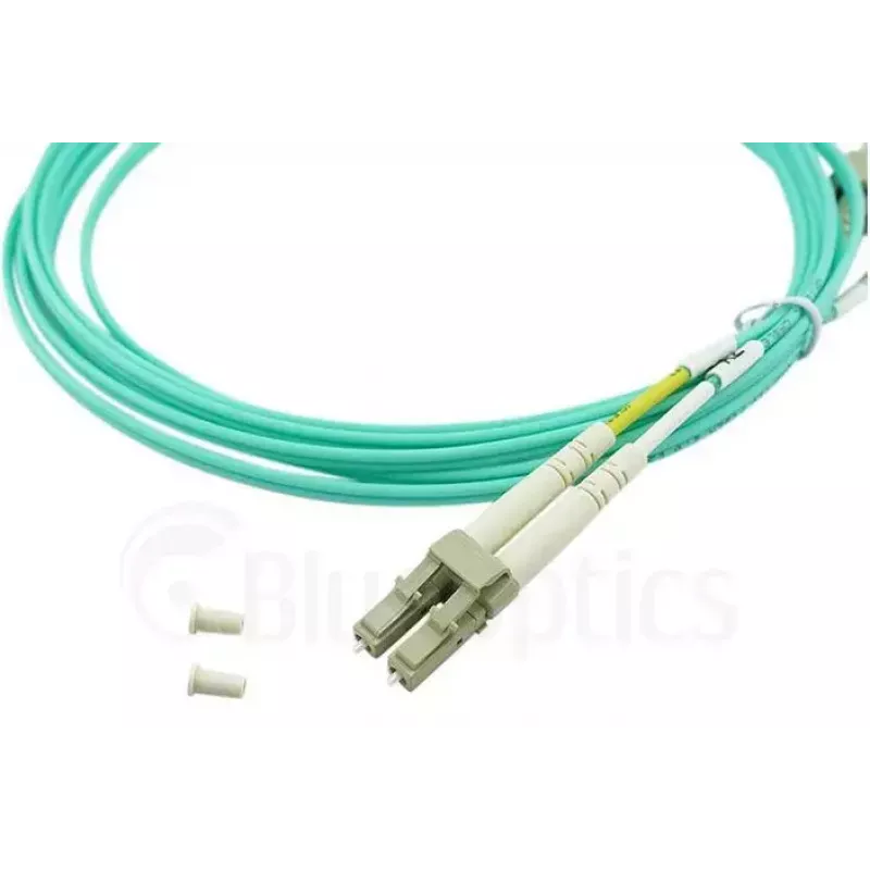 BlueOptics 050502T512000002M LC-LC multimode OM3 duplex valokuitu-patch-kaapeli, LC-UPC, 2 m, beige