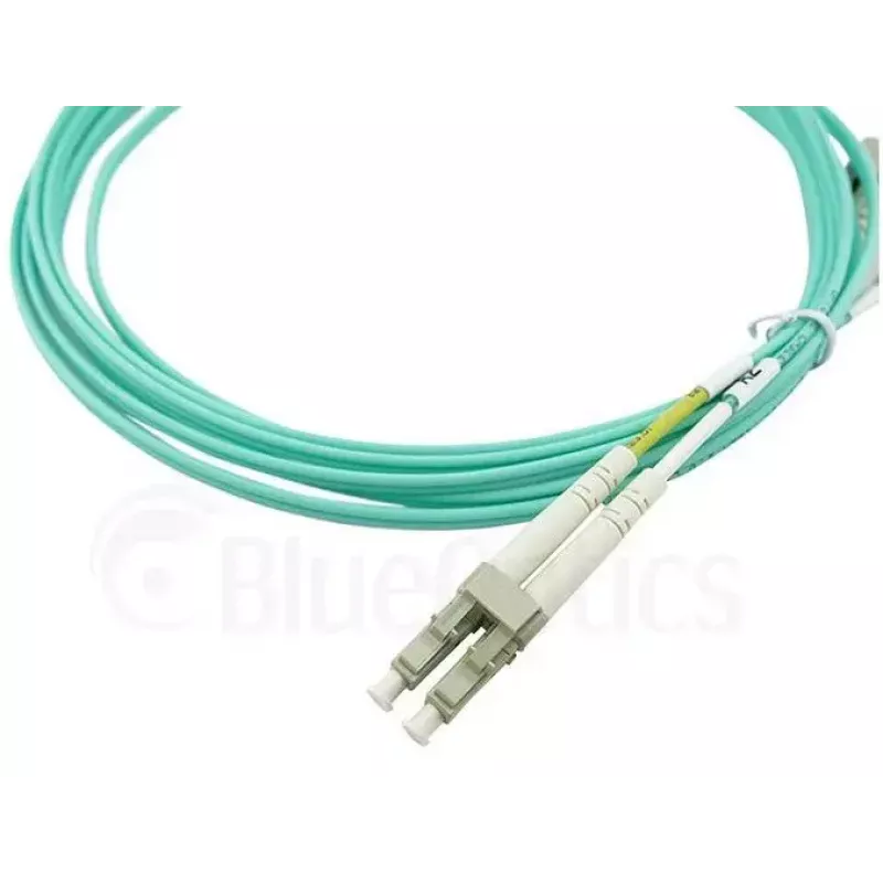 BlueOptics LC-SC multimode OM3 duplex valokuitu-patch-kaapeli, LC-UPC/SC-UPC, 5 m, beige (Corning 055702K512000005M -yhteensopiva)