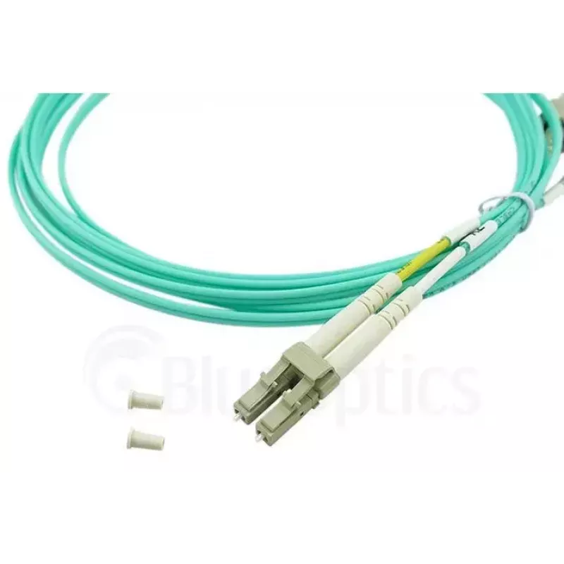BlueOptics LC-SC multimode OM3 duplex valokuitu-patch-kaapeli, LC-UPC/SC-UPC, 5 m, beige (Corning 055702K512000005M -yhteensopiva)