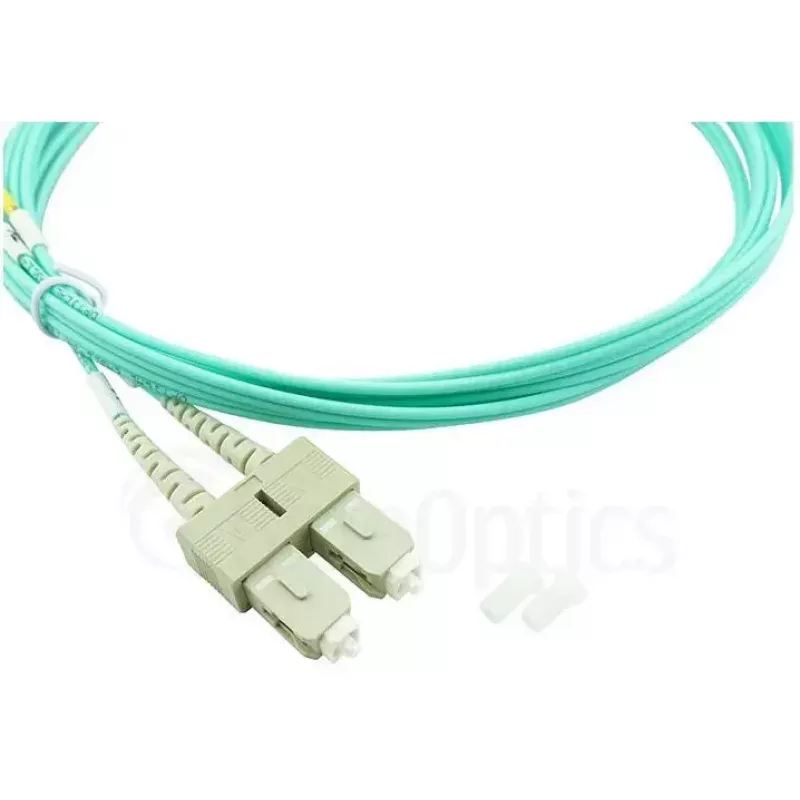 BlueOptics LC-SC multimode OM3 duplex valokuitu-patch-kaapeli, LC-UPC/SC-UPC, 5 m, beige (Corning 055702K512000005M -yhteensopiva)