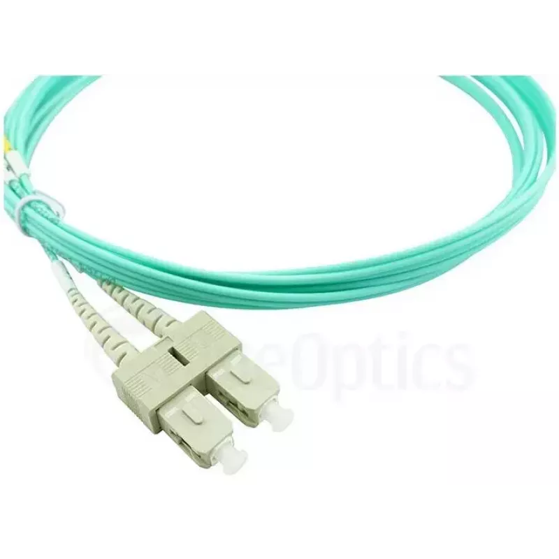 BlueOptics LC-SC multimode OM3 duplex valokuitu-patch-kaapeli, LC-UPC/SC-UPC, 5 m, beige (Corning 055702K512000005M -yhteensopiva)