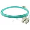 BlueOptics LC-SC multimode OM3 duplex valokuitu-patch-kaapeli, LC-UPC/SC-UPC, 10 m, beige (Corning 055702K512000010M -yhteensopiva)