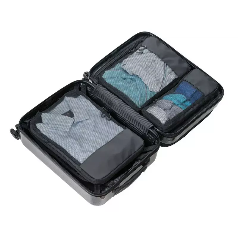 TROIKA Black Packing Cubes pakkauskuutiot-puristuspussisarja, BBL56/BK