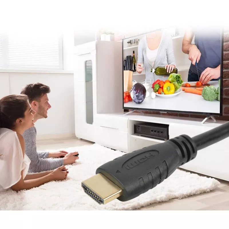 Techly HDMI 2.0 kaapeli A/A M/M 3m musta ICOC HDMI2-4-030