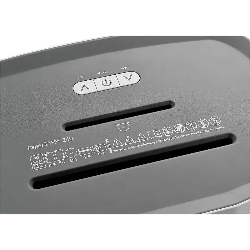 Dahle PS 240 -paperisilppuri, ristileikkaus