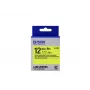 Epson tarrakasetti fluoresoiva LK-4YBF musta/keltainen 12 mm (9 m)