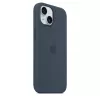 Silikonikotelo Apple iPhone 15 MagSafe Storm Blue