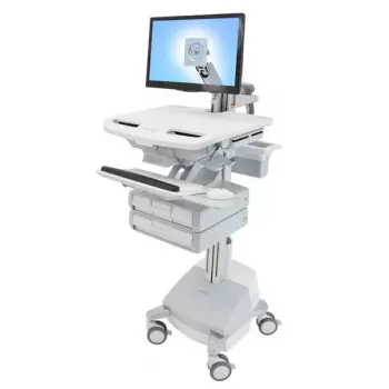 Multimediavaunu Ergotron StyleView alumiininharmaa valkoinen