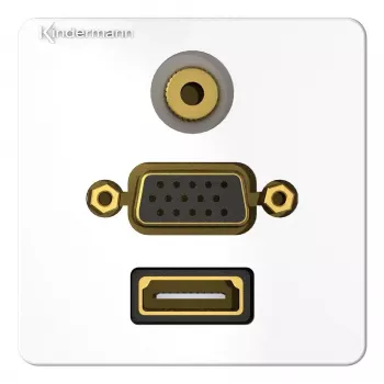 Liitäntärasia HDMI VGA 3,5 mm Kindermann 7456000586