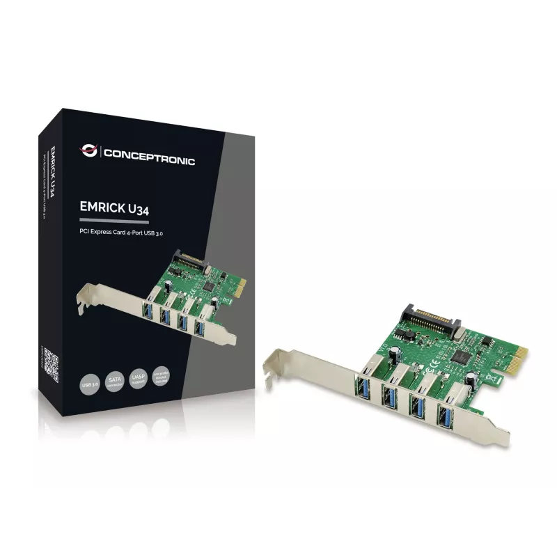 Conceptronic EMRICK02G liitäntäkortti/-sovitin sisäinen USB 3.2 Gen 1 (3.1 Gen 1)