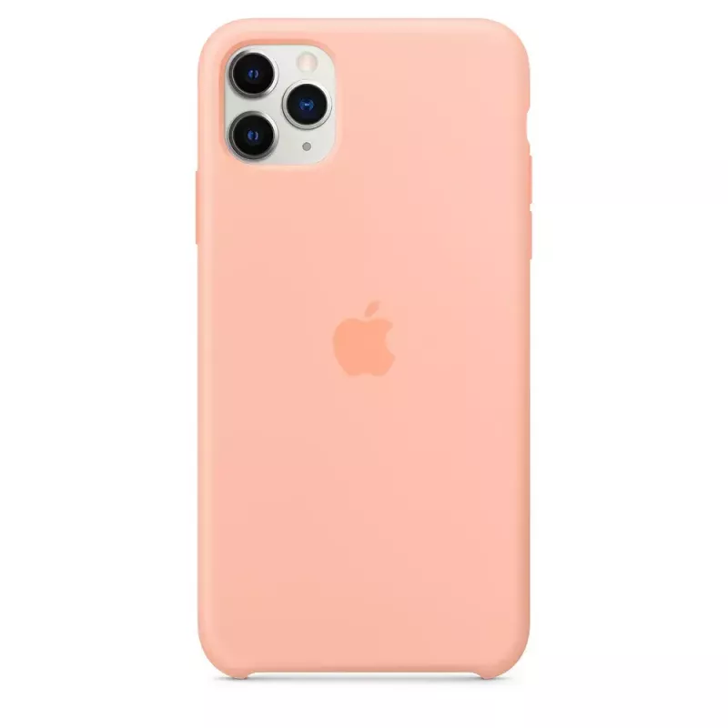 Silikonikotelo Apple iPhone 11 Pro Max Grapefruit -kuori