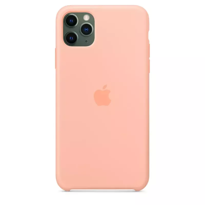 Silikonikotelo Apple iPhone 11 Pro Max Grapefruit -kuori