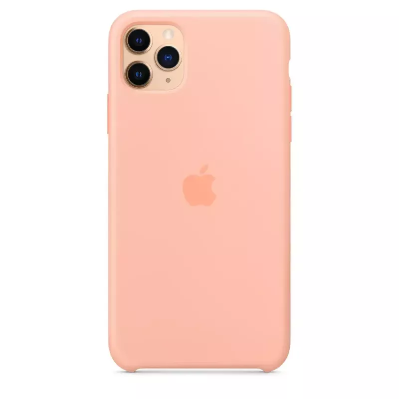 Silikonikotelo Apple iPhone 11 Pro Max Grapefruit -kuori