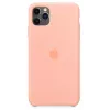 Silikonikotelo Apple iPhone 11 Pro Max Grapefruit -kuori