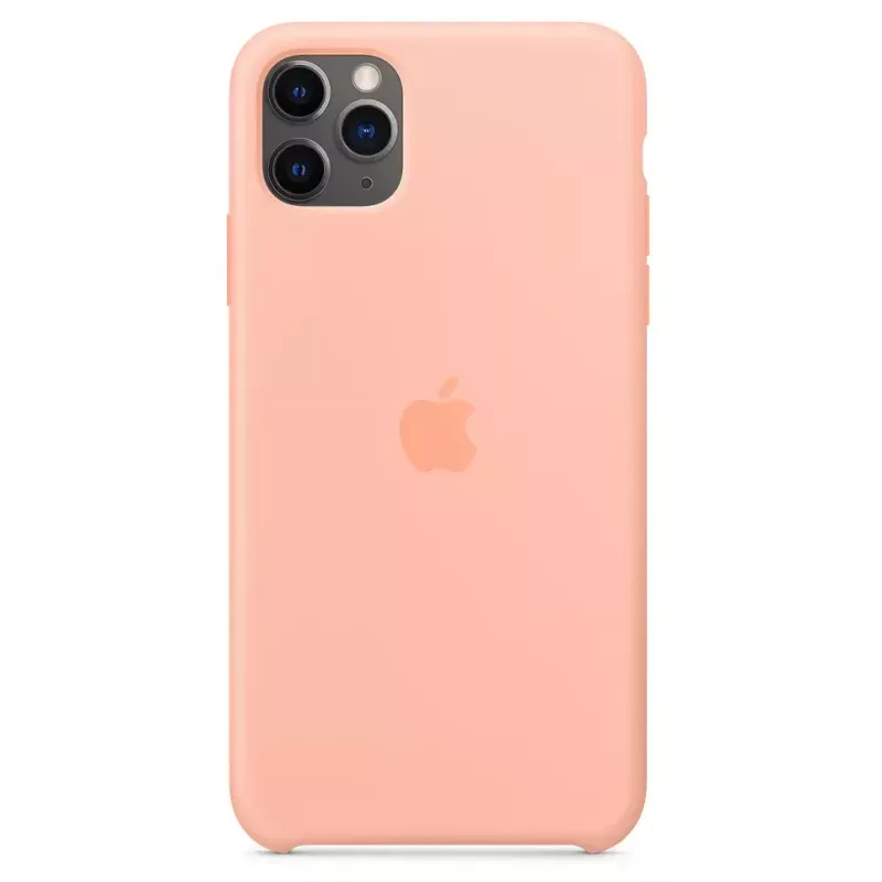 Silikonikotelo Apple iPhone 11 Pro Max Grapefruit -kuori