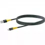 USB-kaapeli Schwaiger WKUM10 511 1,2 m USB A Micro-USB B musta keltainen