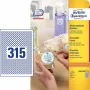 Itseliimautuva tarra pyöreä Avery L6019REV-25